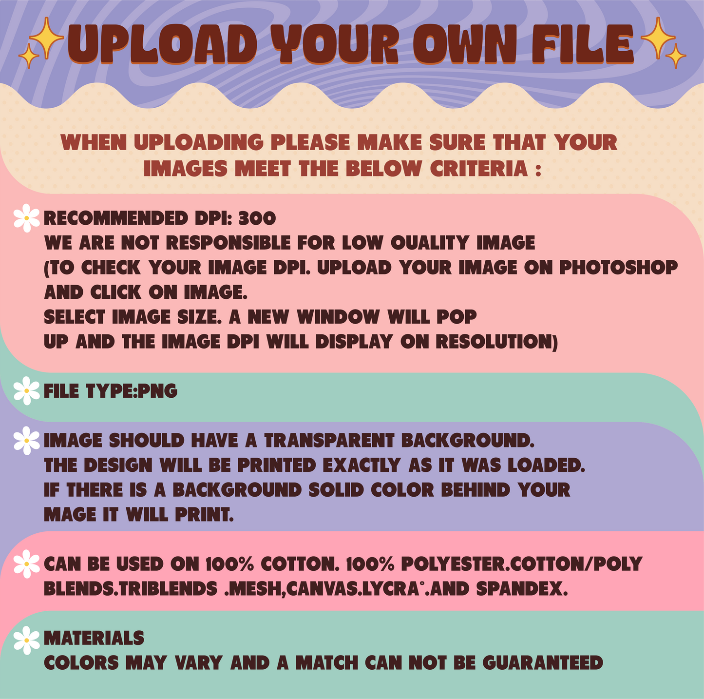UPLOAD YOUR OWN FILES-DTF